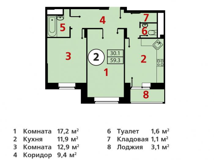 Квартира в ЖК «Москва А101»